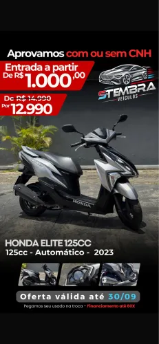 Honda elite 125 novinha dona unica 2023