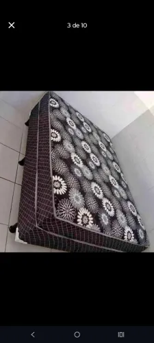 Cama box casal direto de fabrica com espuma de 5cm 