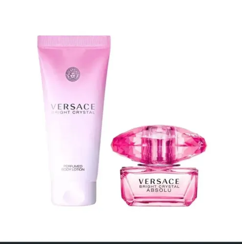 Kit Versace Bright Crystal Perfum 50ml + 50ml body lotion lacrado.