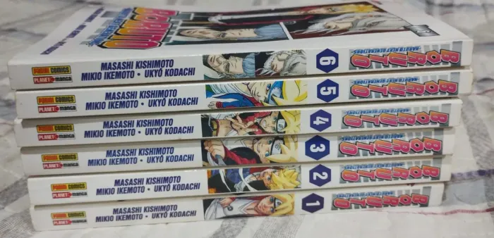Mangás Boruto - Naruto next generations (1 ao 6)