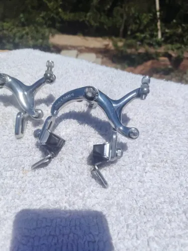 Par De Ferraduras Dia Compe Caloi 12 chumbinho Ótimo Estado Alum Made in Japan