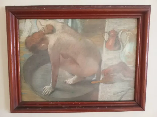 Quadro Colonial Sofisticado Mulher