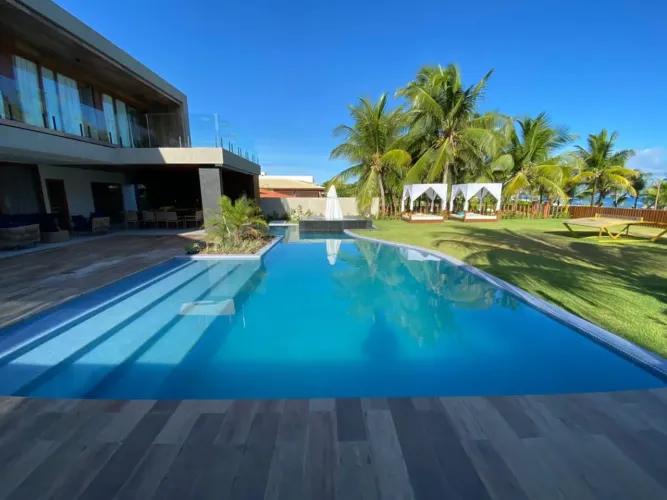 Casa de Praia para Temporada em Camaçari, Guarajuba (Monte Gordo), 6 dormitórios, 6 suítes