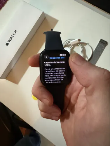 Apple Watch SE 2 (44mm) + Bateria 100% + SEGURO e Garantia até 07/26