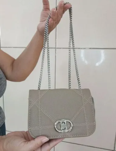 Bolsa transversal feminina corrente novo