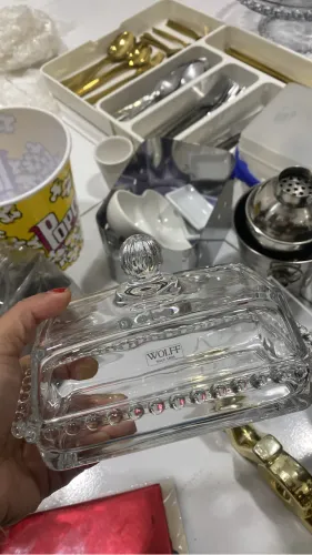 Manteigueira Cristal Wolff 