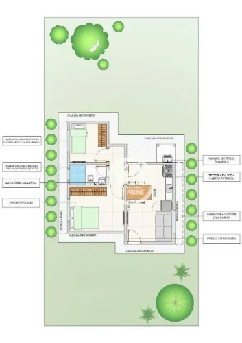Casa com 2 dormitórios à venda, 44 m² por R$ 159.400,00 - Jardim do Bosque - Potirendaba/S