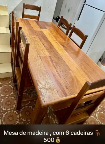 Mesa de madeira 