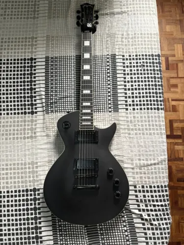 Guitarra Les Paul Tagima Almach 6 Cordas Preto Fosco
