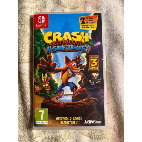 Jogo Crash Bandicoot N Sane Trilogy - Switch Lacrado