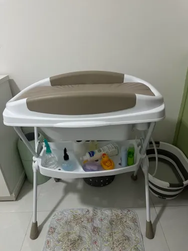 Banheira de Bebê Galzerano com Suporte e Trocador - Premium 20kg