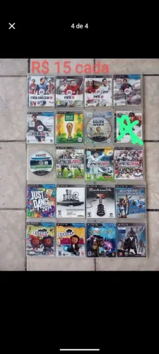 JOGOS PS3 A PARTIR DE 15 TODOS ORIGINAIS FUNCIONANDO PERFEITAMENTE