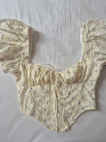 Cropped corset