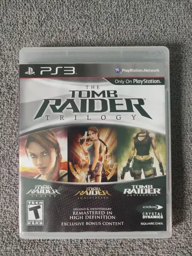 Tomb Raider Trilogy PS3 - Raro! (Excelente Estado) Jogo Tomb Raider Trilogy PlayStation 3