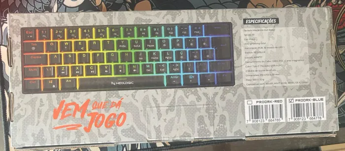 Teclado Gamer Mecanico 60% Precision Pro