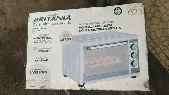 forno eletrico britania 50l 127v.