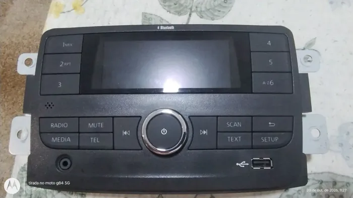 Som automotivo com bluetooth