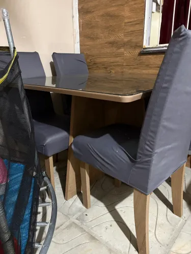 Mesa vidro quebrado