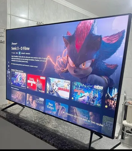 Smart TV 43 4K Tela Infinita Completa
