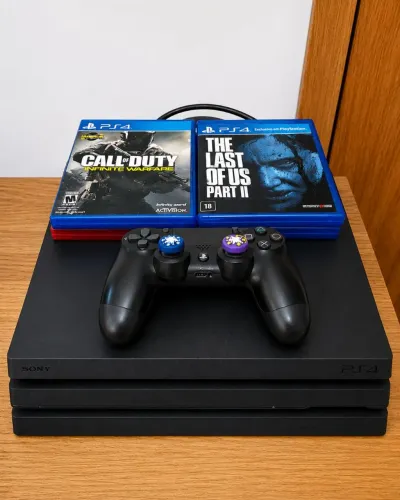 PS4 Pro 1TB sem detalhes c/jogos