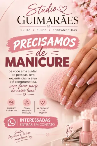 PRECISAMOS DE MANICURE 