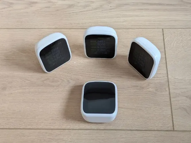 Sensores de qualidade do ar Tuya PV28-CW (CO2, PM2.5, VOC, Temp, Humidade)