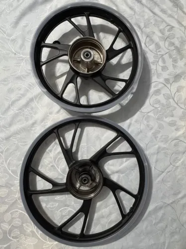 Roda De Liga Leve Tambor Pop 100-110 5 Pontas Pé De Galinha