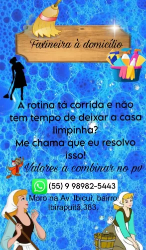 Serviço de faxineira