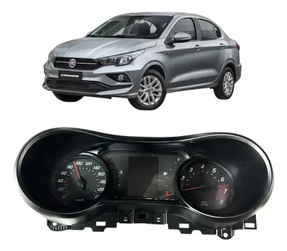 Painel De Instrumentos Fiat Cronos Argo 2018/2022 52103943 Preto