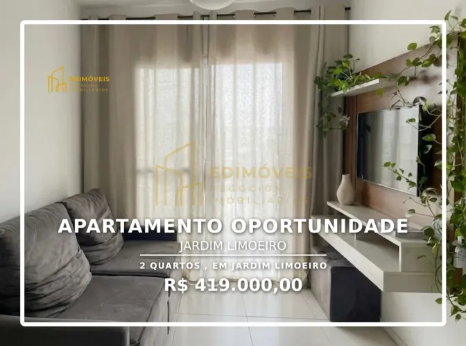 Jardim Limoeiro: apartamento com 2 quartos e decoração de bom gosto!