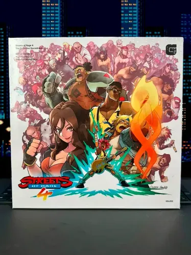 Streets of Rage 4 Vinil LP triplo ed. especial lacrado