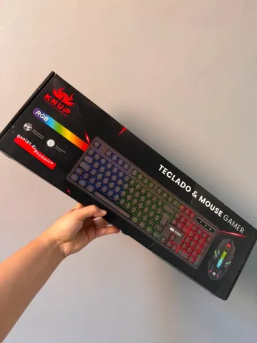 KIT TECLADO E MOUSE GAMER