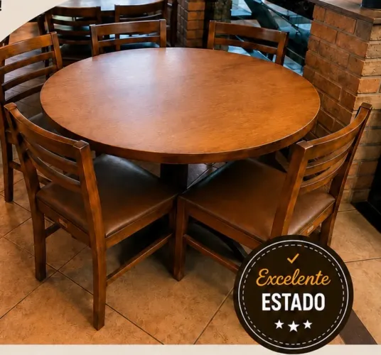 mesa com 4 cadeiras