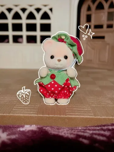 Sylvanian families urso morango