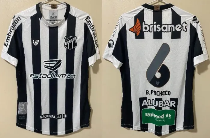Camisa Ceará Vozão 2020 Usada na Final da Copa Nordeste Relíquia em Perfeito Estado