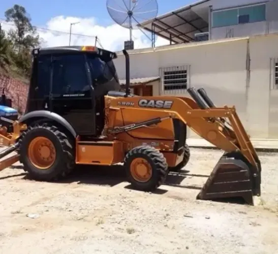 retro escavadeira.