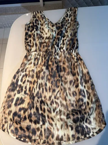 Vestido de Oncinha Gatabakana - Tamanho P