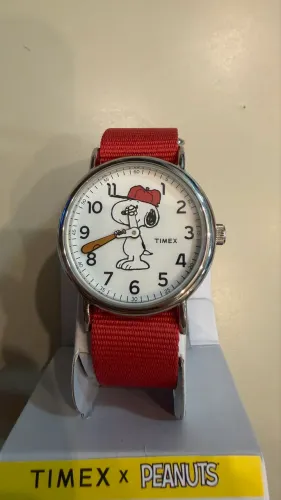 Relogio Timex weekender snoopy peanuts