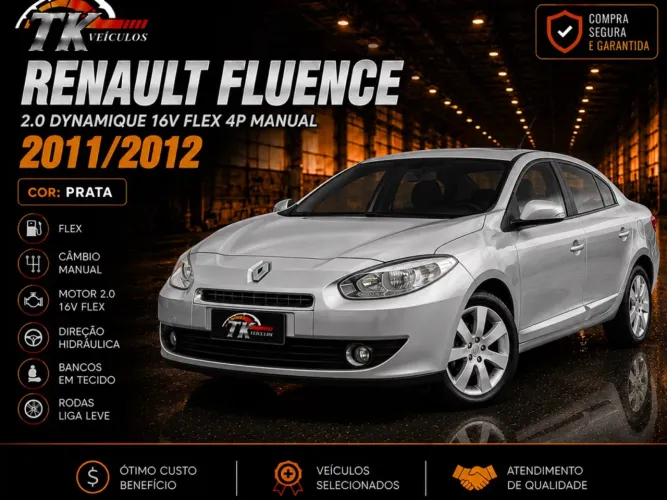 Renault Fluence Sed. Dynamique 2.0 16V Flex Mec. 2012