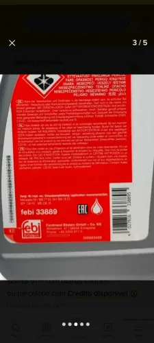 Oleo de câmbio para Mercedes C180