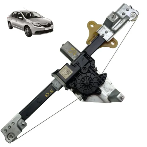 Motor Máquina Vidro Dianteiro Esquerdo Renault Logan 2018 19