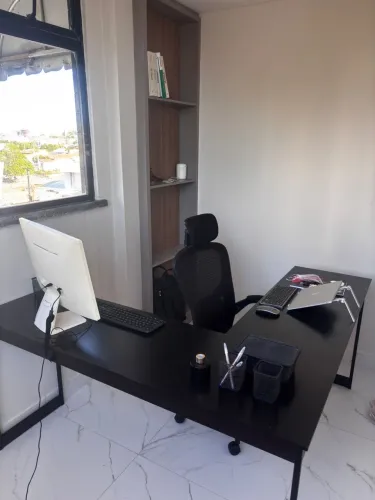 Mesa de Escritório em L Preta 150x150 cm - Home Office/Escritório