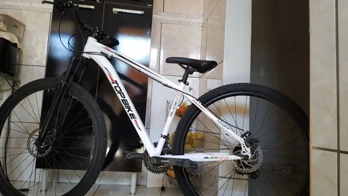 Bicicleta Topbike Aro 29 - 21 Marchas Glide Lazer Branca