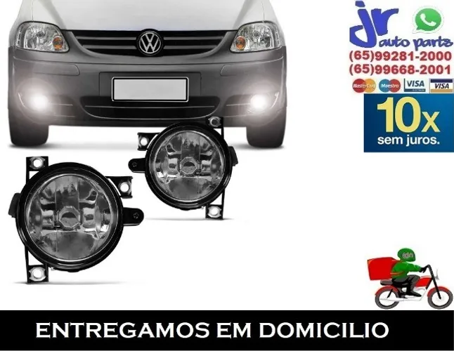 Par Farol Milha Fox  03 04 05 06 07 08 e 09 Auxiliar Neblina