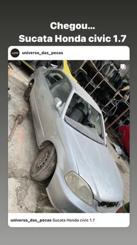 Sucata civic 1.7 2000