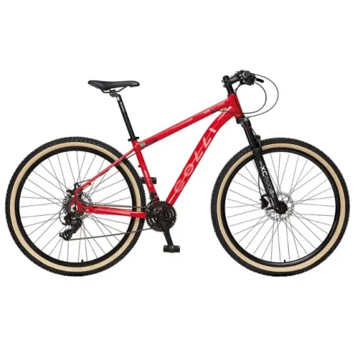 Bicicleta Colli Allure Aro 29 Freio a Disco 21 Marchas Vermelho Bege - Novo/NF