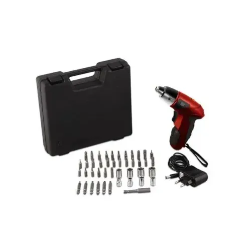 Parafusadeira Elétrica 4,8V com Maleta + 44 Acessórios