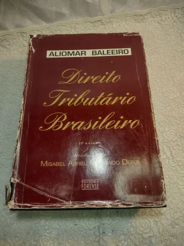Livro direito tributário brasileiro Aliomar Baleeiro 