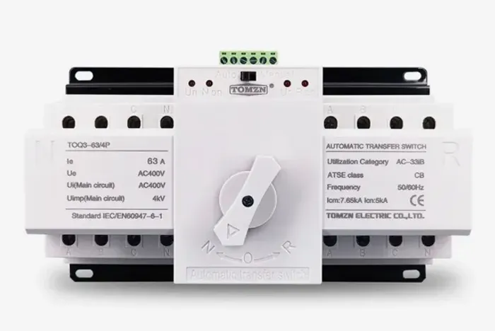 Chave de Transferencia Automática  Tomzn 63A