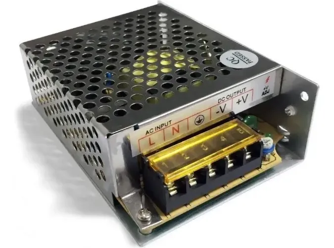 Fonte Chaveada 5a 12v 60w P Som Automotivo Cftv Fita Led 161 Arduino Automação COD-AM338 